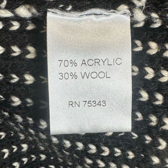 Cocogio Italian wool black and white knit blazer jacket size medium - Picture 7 of 7